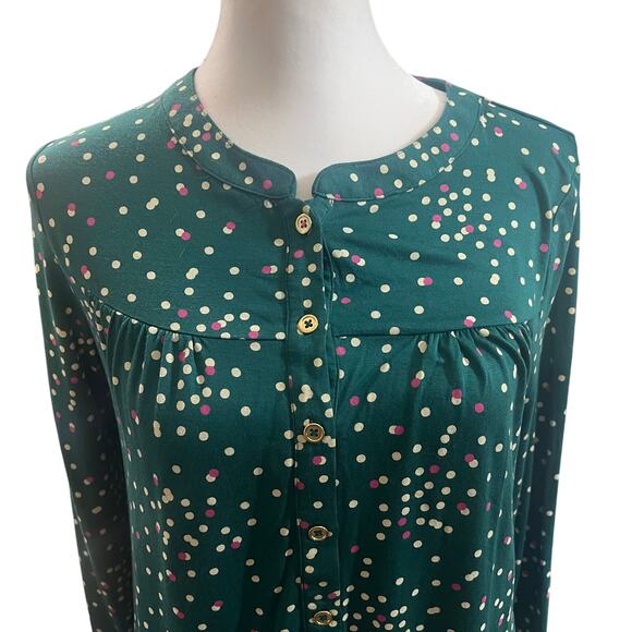 Boden | Nadine Top | Green Confetti | Women’s Size US 6 - Picture 2 of 10